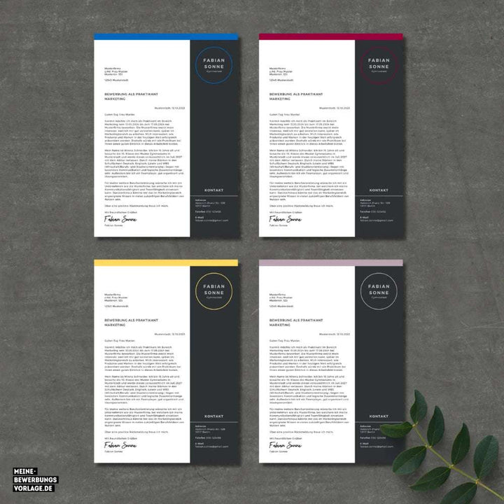 Anschreiben Vorlage Ausbildung Schüler