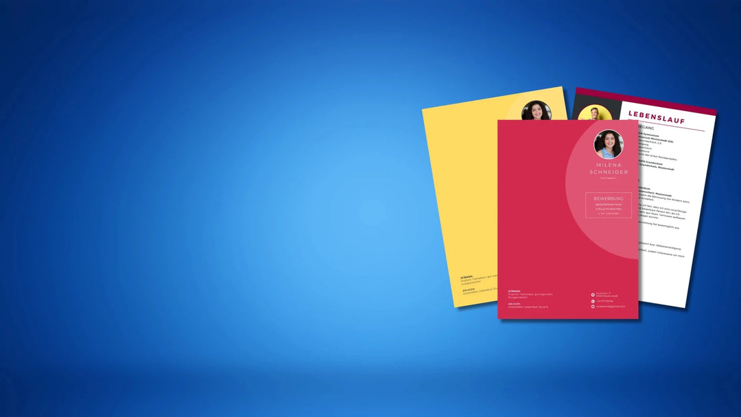 Bewerbung für Ausbildung Vorlage | Lebenslauf Schüler - Praktikum - Meine-Bewerbungsvorlage