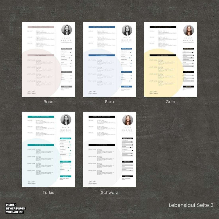 Lebenslauf Vorlage No.7 Lebenslauf 2 - Meine-Bewerbungsvorlage