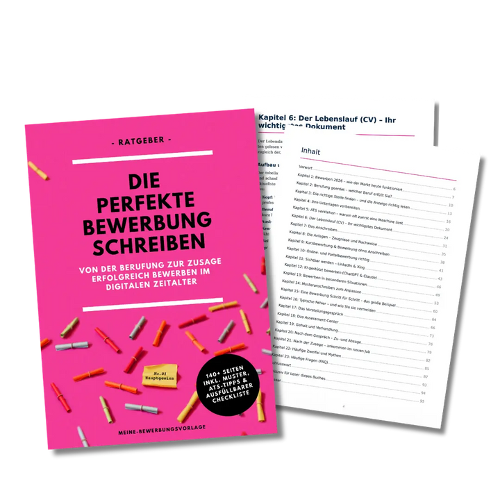 Die perfekte Bewerbung schreiben – Ratgeber eBook (PDF)